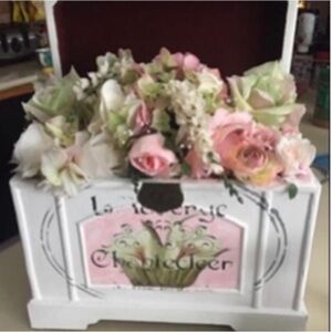 Beautiful large French inspiredFloral Decorative Box